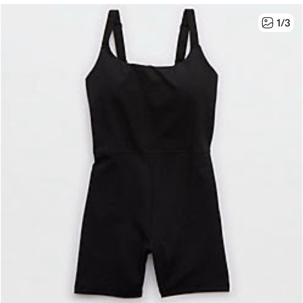 Offline by aerie hugger scoop romper 5”